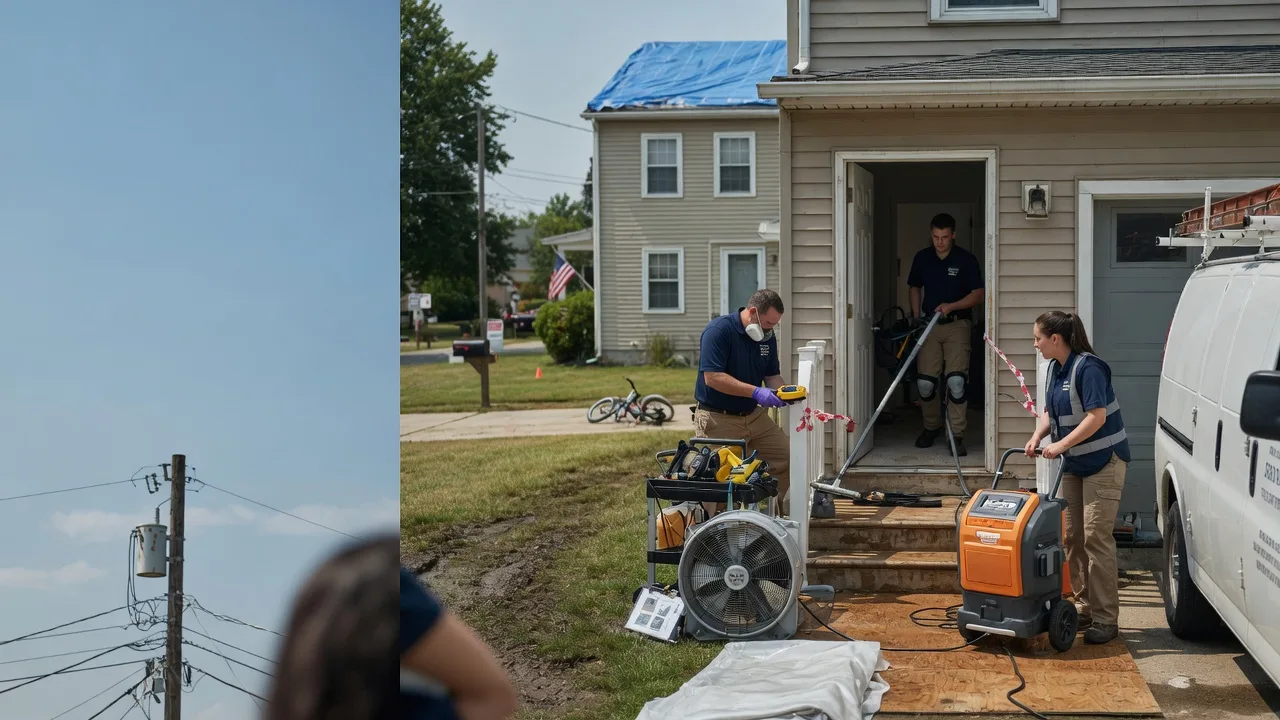 Water Damage Repair in Yeoman, IN near me